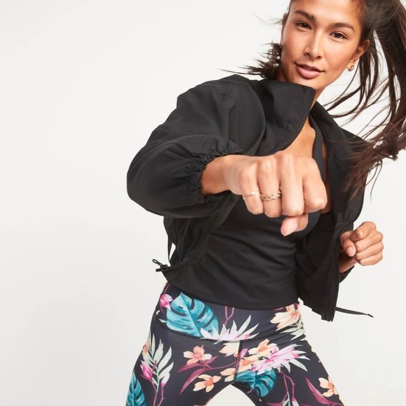 NWT old navy PowerSoft Cropped ShelfBra Tank Top Women size large & petite - Picture 3 of 12